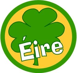 El trébol, símbolo y emblema de Irlanda El trébol, símbolo y emblema de Irlanda
