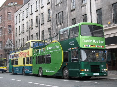 Bus turistico en Dublin
