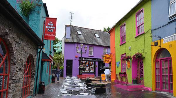 Casas de colores en Cork