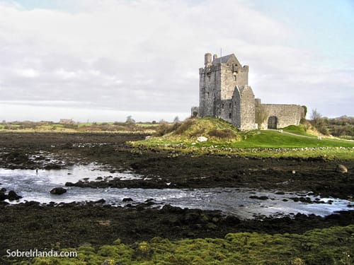 Mapa de los principales castillos de Irlanda