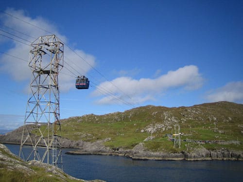 La isla Dursey y el único cablecarril de Irlanda