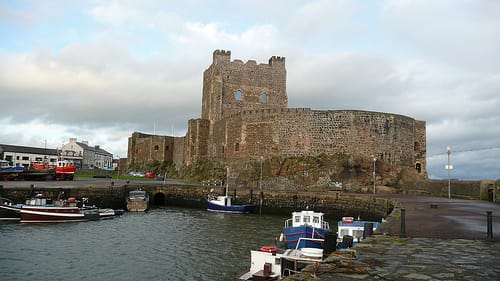 Carrickfergus Castle, una recreación medieval