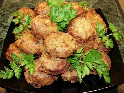 Fried Potato Farls, típico en el desayuno irlandés Fried Potato Farls, típico en el desayuno irlandés