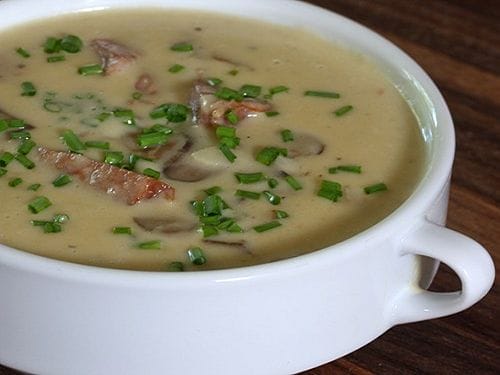 Mushroom Soup, típica sopa de Irlanda
