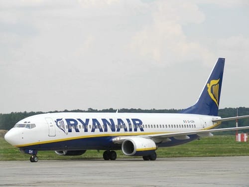 Vuelos de Ryanair de Reus a Dublín